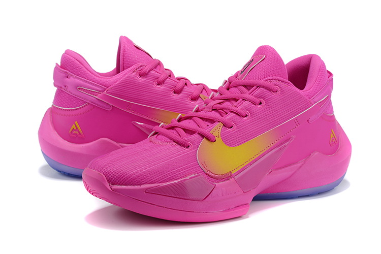 Nike Zoom Freak II Pink Yellow Shoes